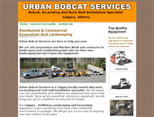 Tablet Screenshot of calgaryurbanbobcat.com